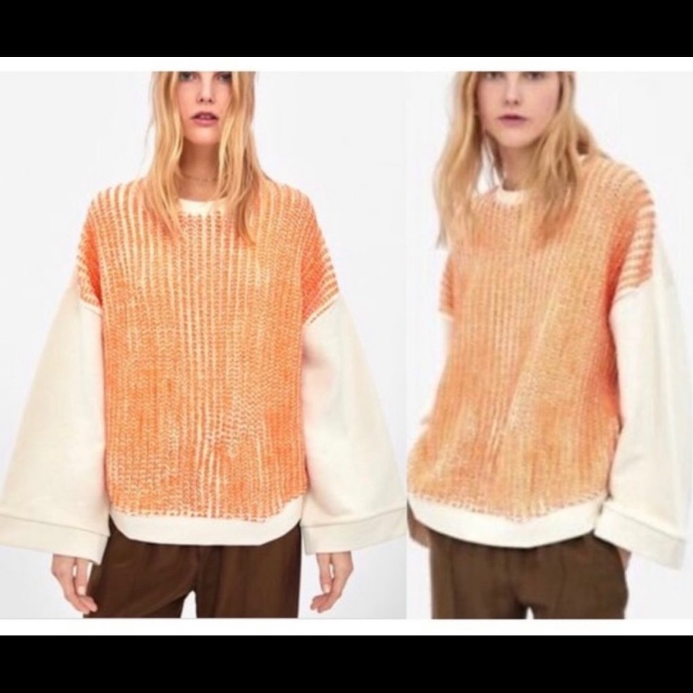 Zara Bell Sleeve Sweater